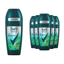 Sure Men Nonstop Protection Antiperspirant Deo Roll On Iced Lemon&Sage 50ml, 6Pk