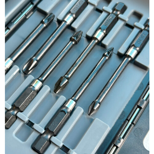 Lumberjack 52 Piece Impact Screwdriver Ratchet Bit Set Includes Plastic Carry Case 2