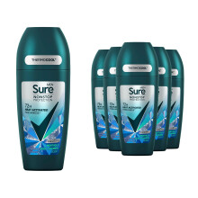 Sure Men Nonstop Protection Antiperspirant Roll On Menthol&BlueLavender 50ml,6Pk