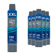 (Clean Comfort) Dove Men+Care XXL Anti-Perspirant Deo Extra Fresh or Clean Comfort 300ml, 6 Pack
