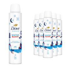 Dove Anti-Perspirant Deodorant Aerosol Limited Edition Winter Bloom 200ml, 6pk