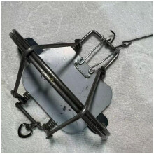 Live Animal Cage Trap with Dual Trigger System, Humane Reusable Trap for Squirrels, Moles, Groundhogs, Possums, 2pcs