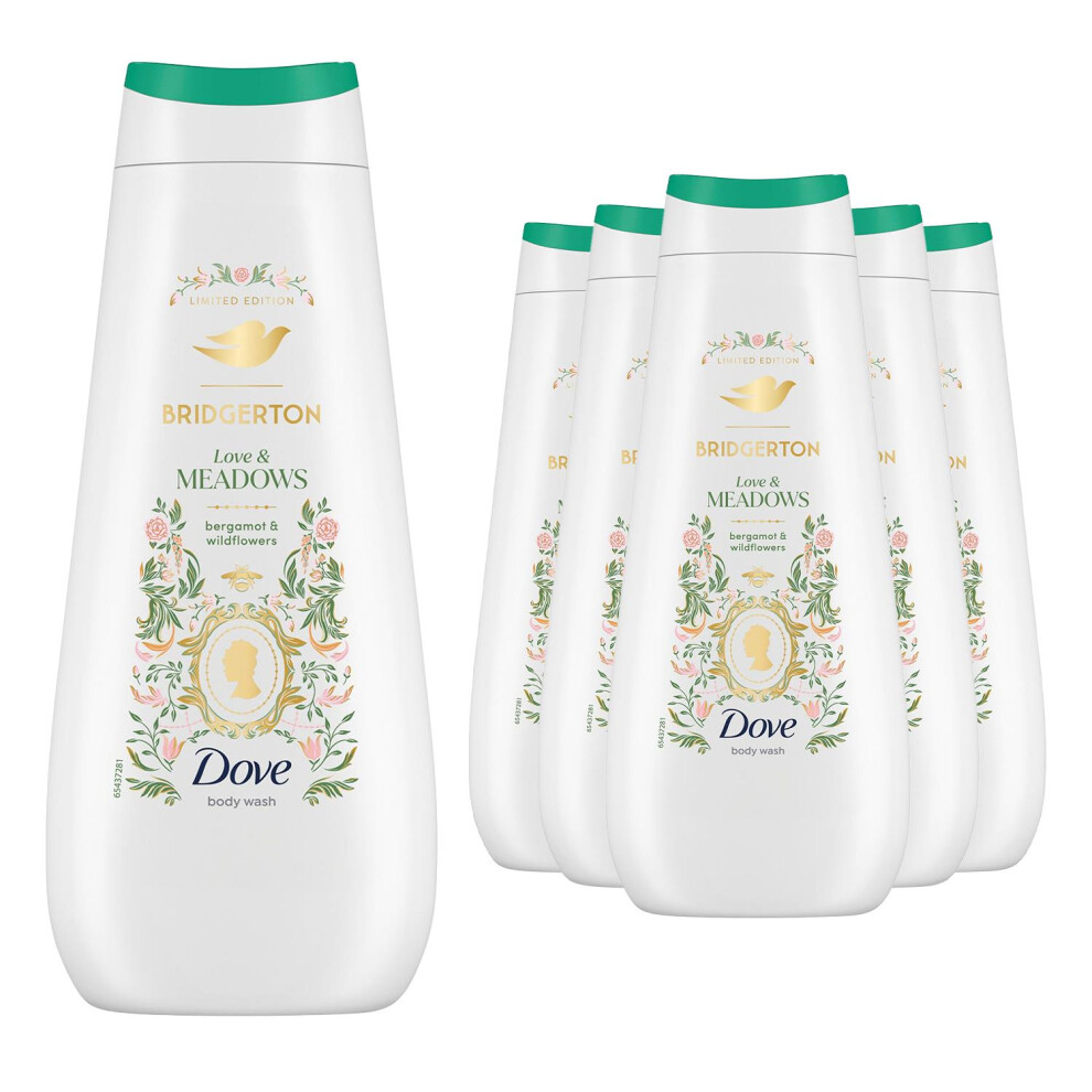 Dove Limited Edition Bridgerton Moisturising Shower Gel Love Meadows 400Ml, 6Pk