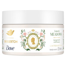 Dove Bridgerton Limited Edition Body Scrub Love & Meadows Exfoliator 225ml, 4pk
