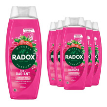 (Feel Radiant) Radox Mineral Therapy Feel Renewed or Radiant Moisturising Body Wash 450ml, 6pk