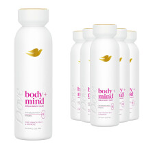 (Pink Dragon Fruit & Primrose) Dove Body+Mind Dragon Fruit, Jojoba or Lavender Vit E Serum Body Wash 350ml, 6pk