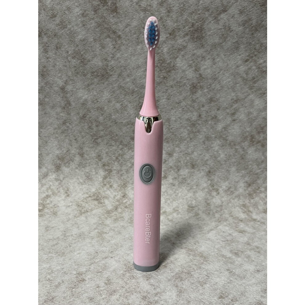 Rechargeable Electric Toothbrush for Adults with Smart Pressure Sensor and 2Minute Timer
