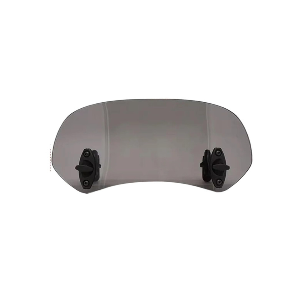 Universal Adjustable Motorcycle Windshield Extension Spoiler Clampon Deflector For Bmw Kawasaki Yamaha Gray 9070919816918
