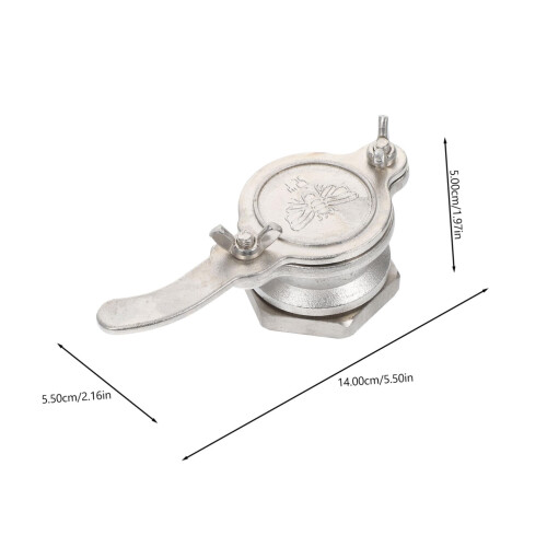 Stainless Steel Honey Extractor Gate Replacement with Precise Flow Control and Leak‑ Honey Transfer 1