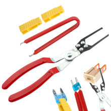 Automotive Fuse Puller and Relay Removal Tool Set with Ergonomic Grip, Metal and Plastic