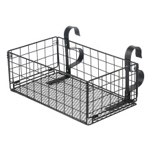 Foldable Pool Storage Rack with Hollow Out Drainage, Large Capacity Organizer for Pool Toys, Towels and Drinks, Black