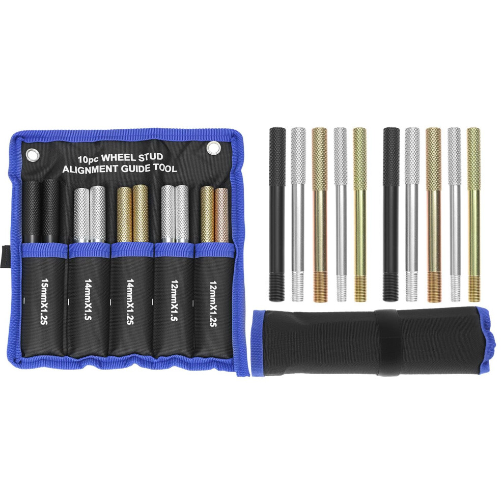 Wheel Alignment Pins Set Of 10 Alloy Steel Wheel Hanger Guide Tool With Nonslip Grip For Tire Changes 9070919817922