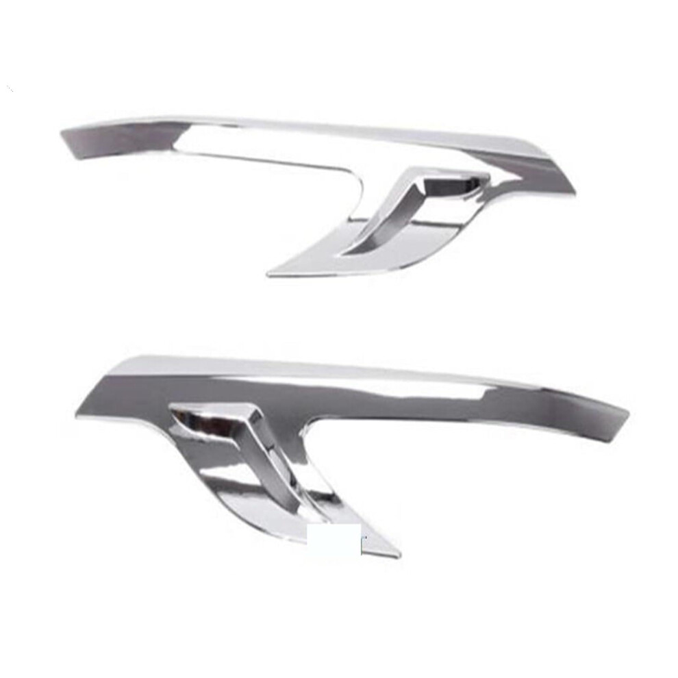Luxury Exterior Upgrade Headlight Trim Eyebrow Cover For Toyota Vellfire 40 Series And Alphard Silver 9070919817960
