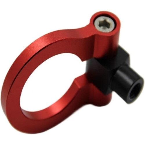 Universal Front Towing Hook Heavy Duty Trailer Ring for OffRoad Vehicle Modification Silver 1