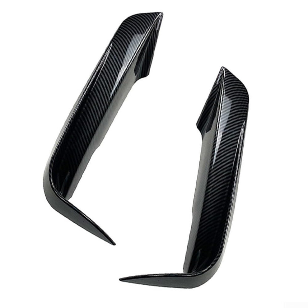 Carbon Fiber Front Splitters And Fog Eyebrow Covers For Bmw F30 F31 M Sport 20122019 Light 9070919818301