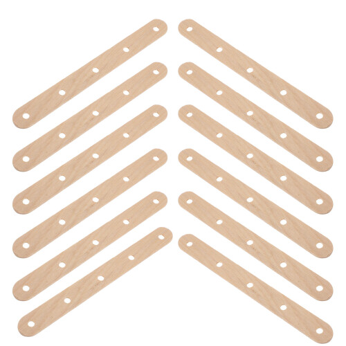 100Stk Holz Halter Für DIY Zentrierer Hellgelb