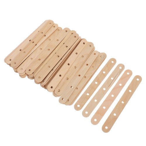 100Stk Holz Halter Für DIY Zentrierer Hellgelb 1