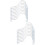 20Pièces Range-Chaussures Transparent Pour Talons Hauts 8