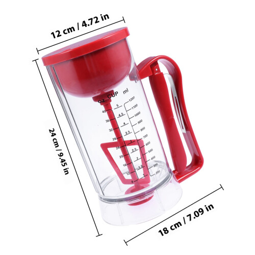 Masteelf Elektrischer Mixer Mit Ergonomischem Griff Rot 2