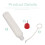 20Pcs Plastic Glue Applicator Bottles with Needle Tip for Paper Crafts 5