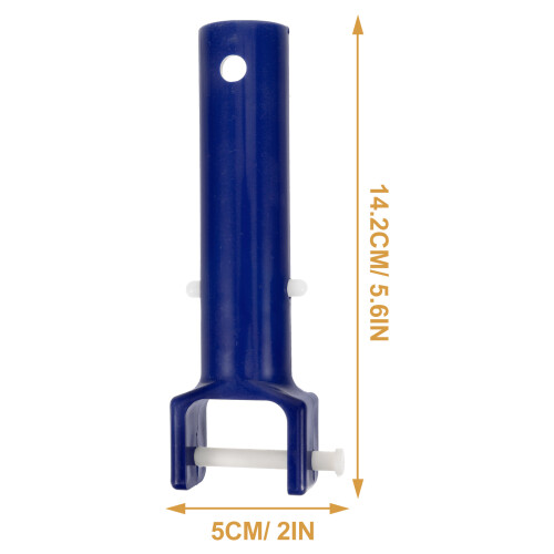 3Pcs Blue Plastic Pool Vacuum Handle Ergonomic Grip Replacement Part 1