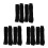 6Paare Schwarze Luftige Fingerlose Ellenbogenlang Mesh 10