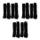 6Paare Schwarze Luftige Fingerlose Ellenbogenlang Mesh 9
