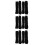 6Paare Schwarze Luftige Fingerlose Ellenbogenlang Mesh 8