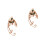 2Pièces Boucles Ear Wrap Rose Gold Clip-on Accessoires Mode 5