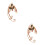 2Pièces Boucles Ear Wrap Rose Gold Clip-on Accessoires Mode 3