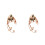2Pièces Boucles Ear Wrap Rose Gold Clip-on Accessoires Mode 6