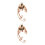 2Pièces Boucles Ear Wrap Rose Gold Clip-on Accessoires Mode 8