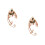2Pièces Boucles Ear Wrap Rose Gold Clip-on Accessoires Mode 2