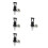4Pcs Stainless Steel Beverage Dispenser Replacement Spigot 8