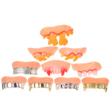 50Pièces Dents Fausses Rigolotes PVC Colorées Pour Fêtes Et Cosplay