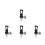 4Pcs Stainless Steel Beverage Dispenser Replacement Spigot 4
