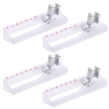4St Duurzame Lockeye Presser Foot Kunststof En Rvs Voor Thuisgebruik