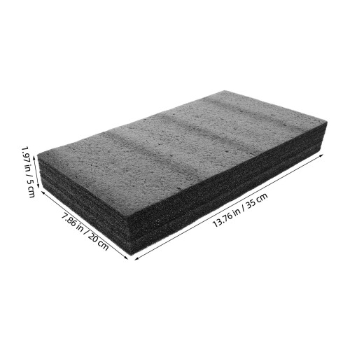 2Pièces Plaques De Mousse Noire En Polyéthylène Protection Expédition 1