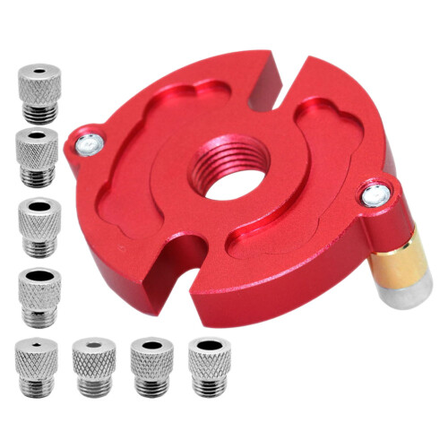 3Ensembles De Perçage Rouge Aluminium Pour Travaux De Bois 2