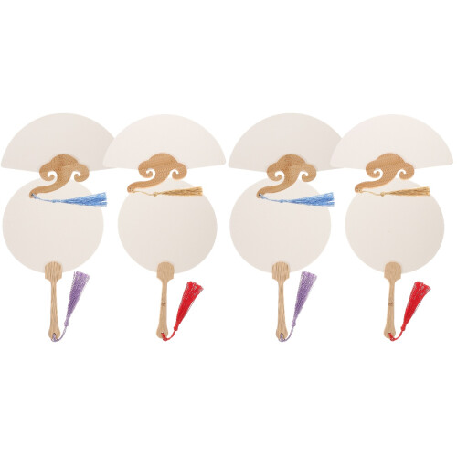 8Pièces Éventails Papier À Décorer Pour Enfants Déco Maison 2