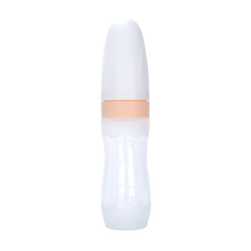3Pièces Tétine Bébé Silicone Rose Avec Doseuse Sécurisée
