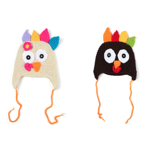 1Pièces Bonnet Bébé Motif En Tricot Extensible 1