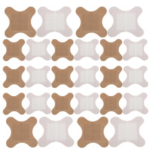 150Pièces Pansements Tissu Beige, Protecteurs Flexibles Pour Blessures