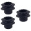 6Pièces Anneau Antidérapant Micro Microphone Silicone Noir Usage 7