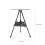 1Ensemble Table Camping Pliante Aluminium Portable Colorée Résistante 2