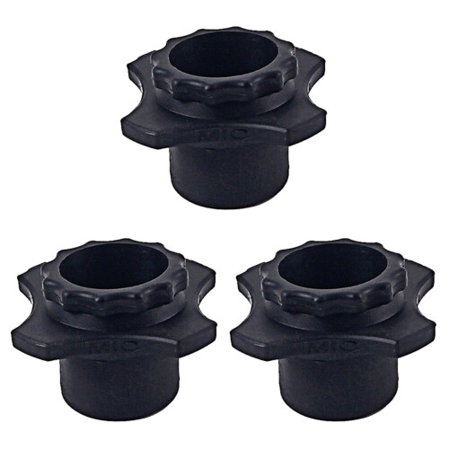 6Pièces Anneau Antidérapant Micro Microphone Silicone Noir Usage 1