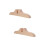 2Pièces Accessoires De Support En Bois Khaki Pour Diviseur D'espace 7