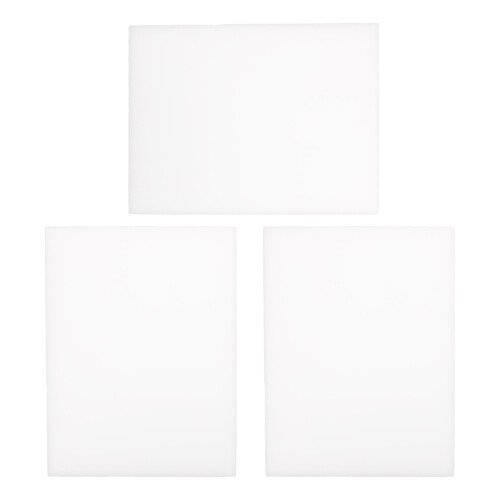 3Pièces Blocs Mousse Haute Densité Blancs Pour Feutrage Bricolage