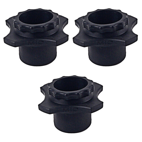 6Pièces Anneau Antidérapant Micro Microphone Silicone Noir Usage 2