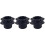 6Pièces Anneau Antidérapant Micro Microphone Silicone Noir Usage 4